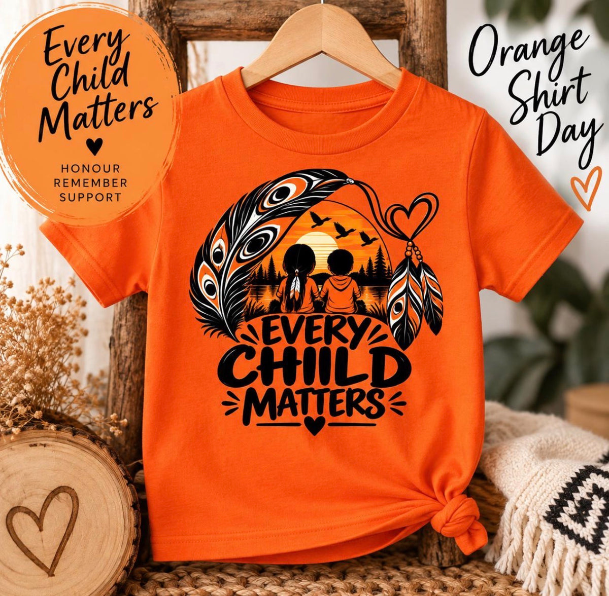Every Child Matters T-Shirt | Orange Shirt Day | Adult & Youth Sizes