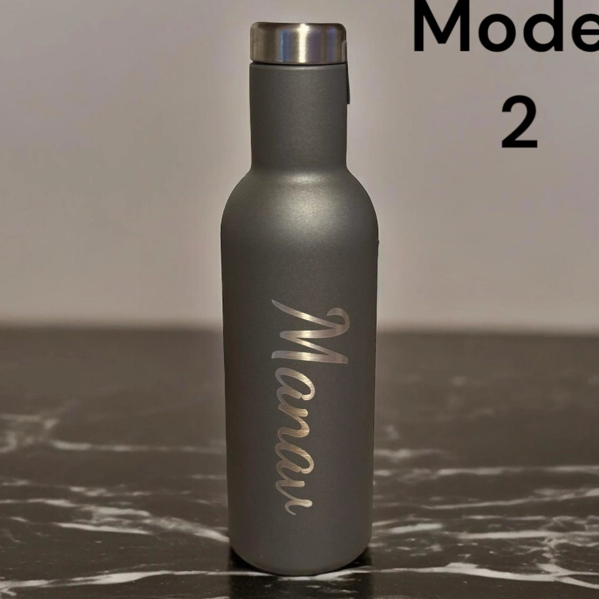 Personalized Triple insulated 1L drink bottle laser engraved